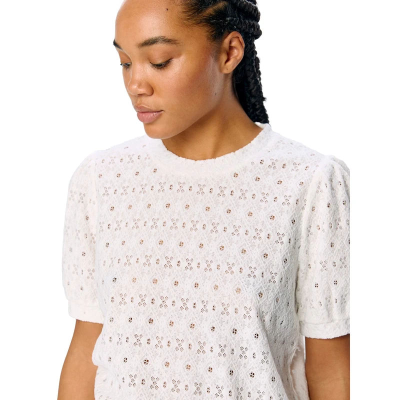 Dames Blouse OBJLAILA Object OFF-WHITE