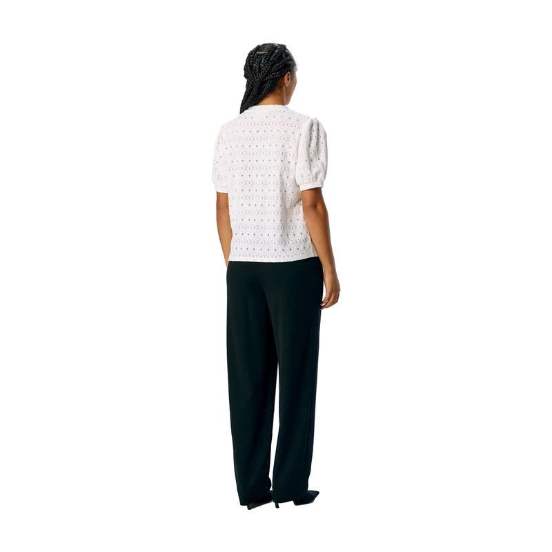 Dames Blouse OBJLAILA Object OFF-WHITE