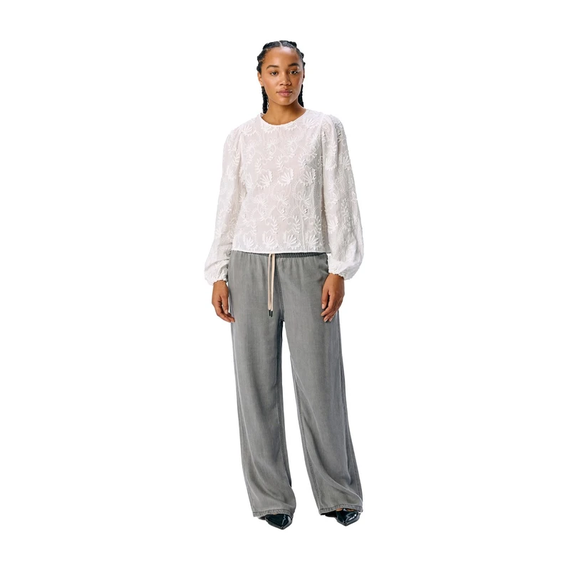 Dames Blouse OBJMYA Object OFF-WHITE