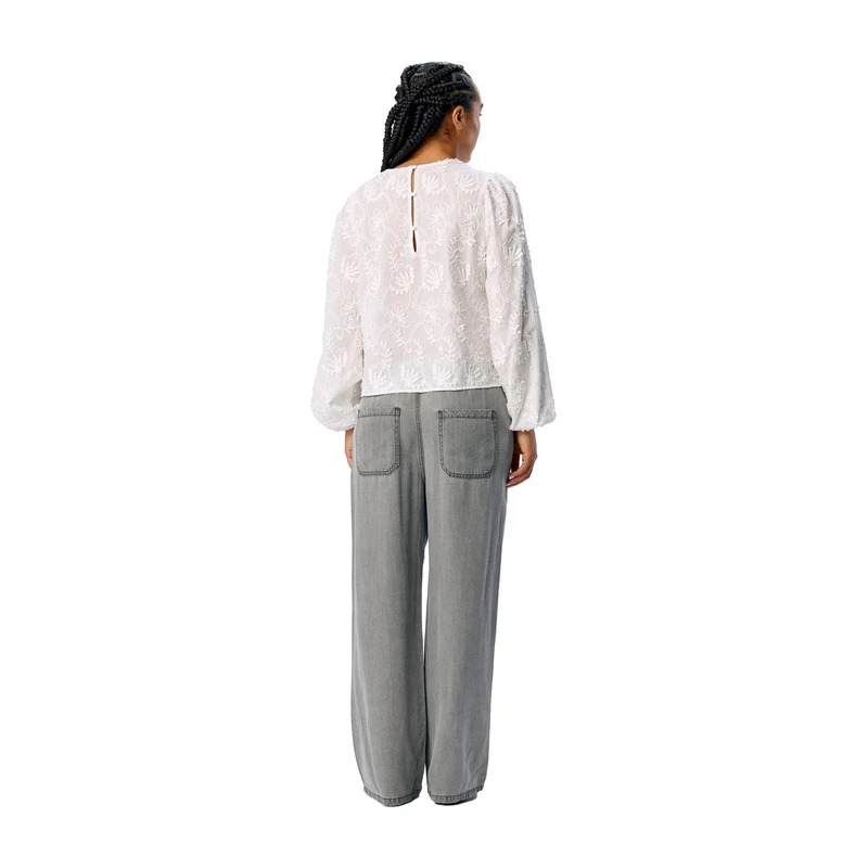 Dames Blouse OBJMYA Object OFF-WHITE