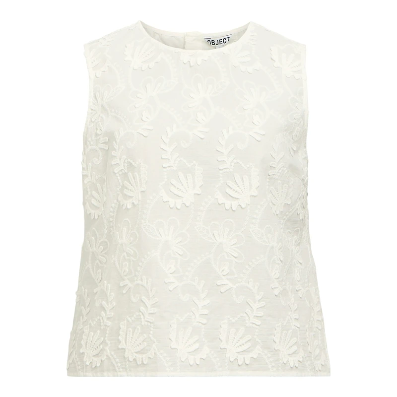 Dames Blouse OBJMYA Object OFF-WHITE