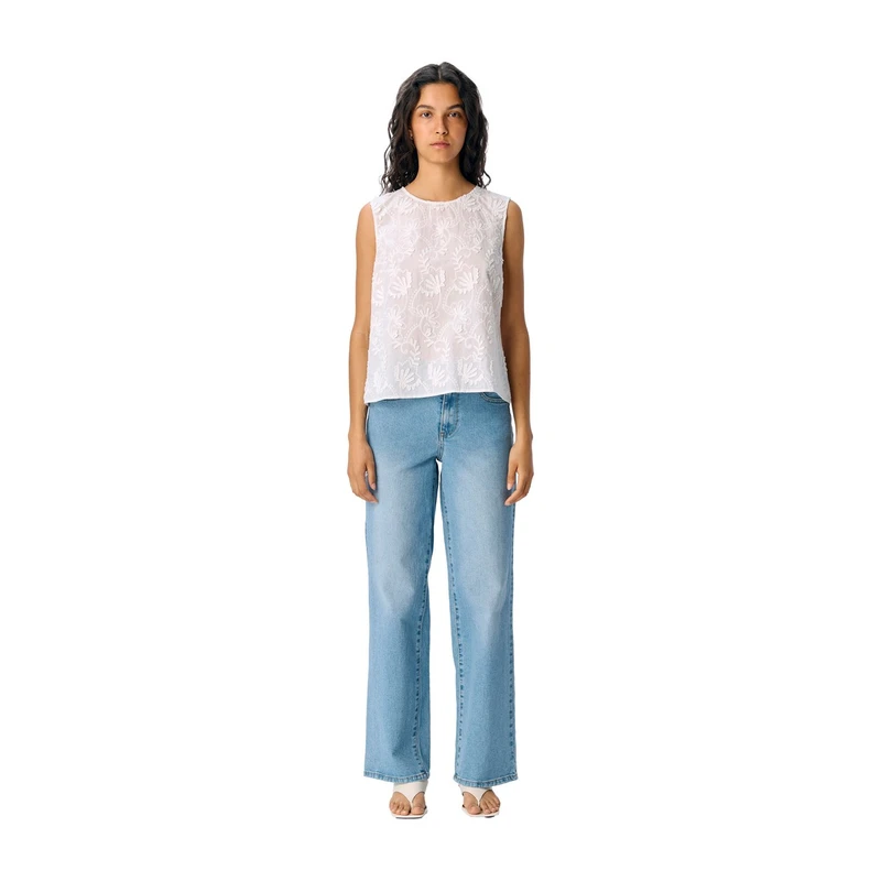 Dames Blouse OBJMYA Object OFF-WHITE
