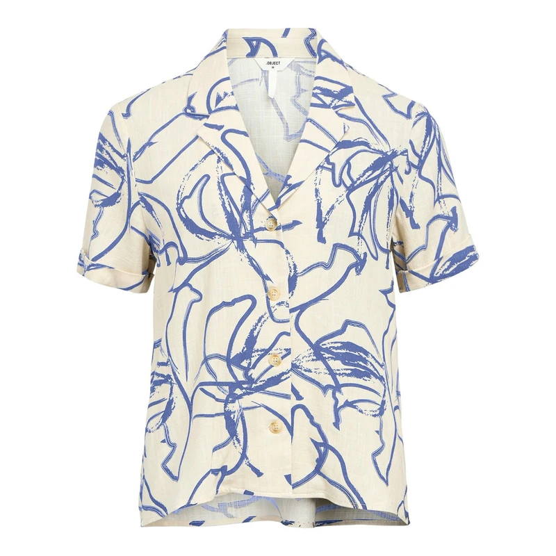 Dames Blouse OBJSANNE Object ZAND