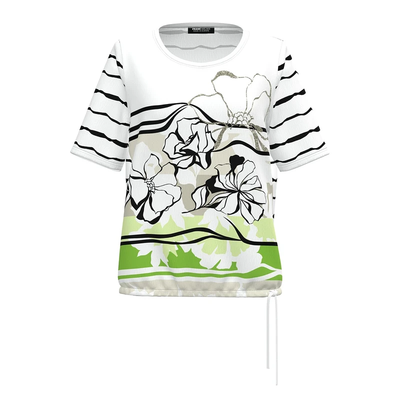 Dames Blouse S51202425 Frank Walder GROEN DESSIN