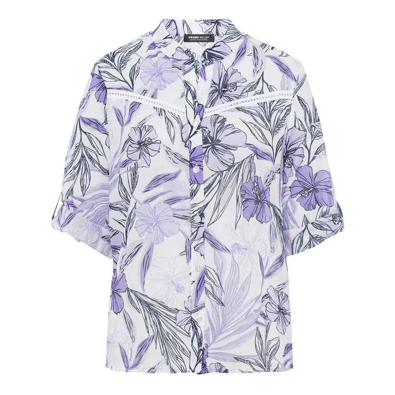 Dames Blouse S52303104 Frank Walder PAARS DESSIN