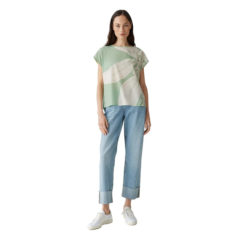 Dames Blouse Samelie print Opus LINDE