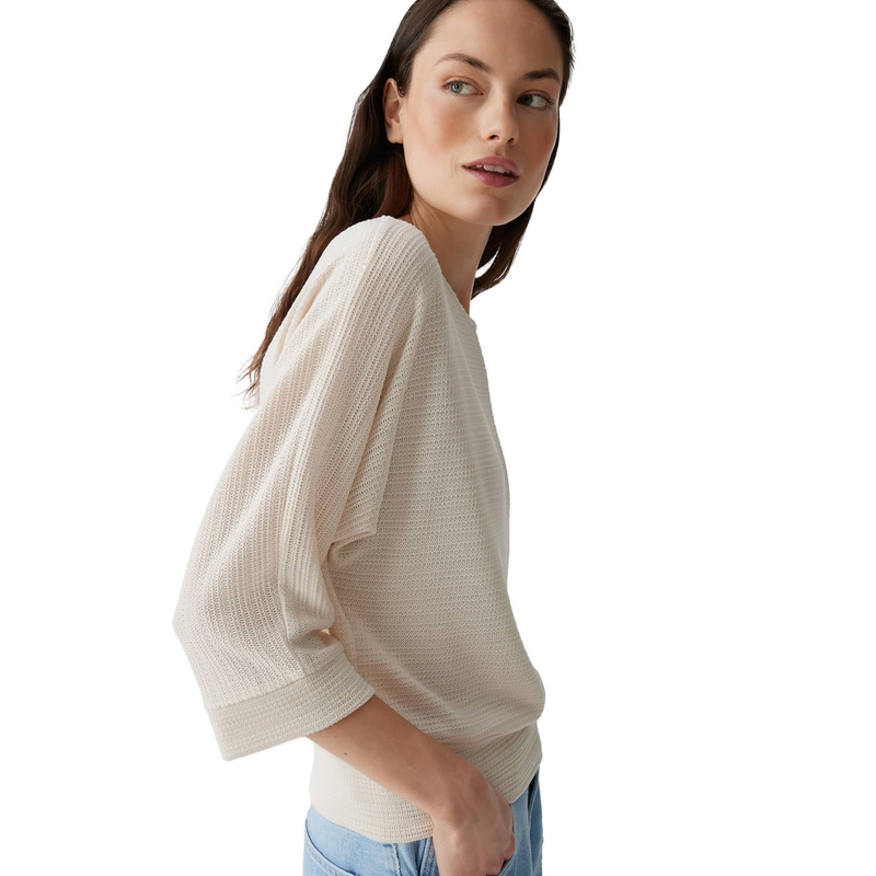 Dames Blouse Sollika structure Opus BEIGE