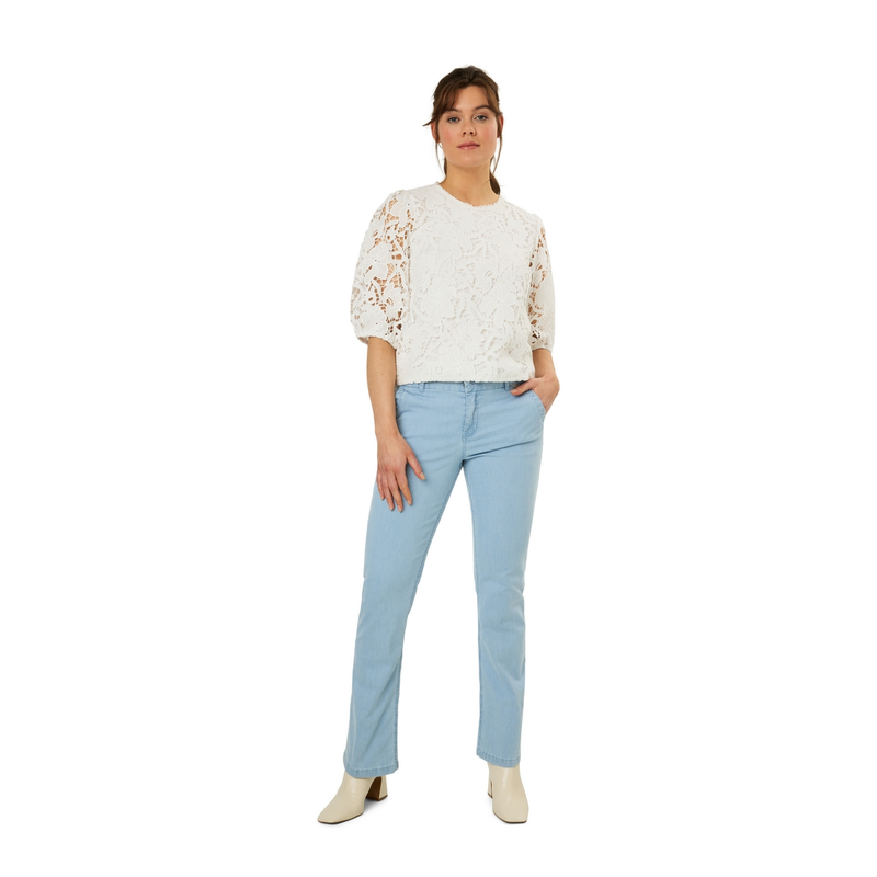 Dames Blouse STRS-13 Ivy & You OFF-WHITE