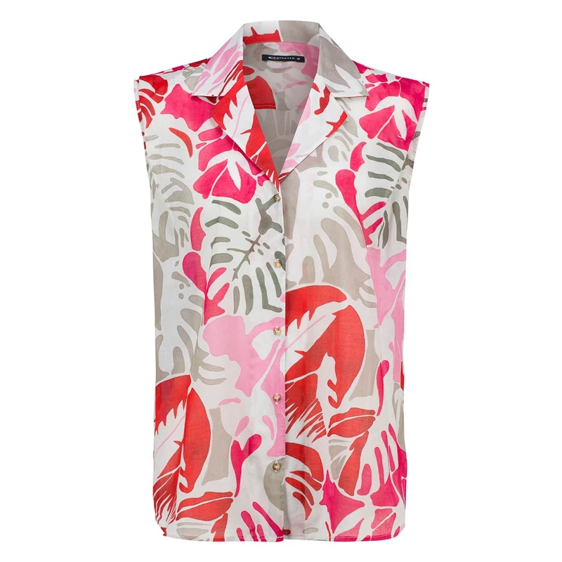 Dames Blouse Top EX23-14055 Expresso TAUPE