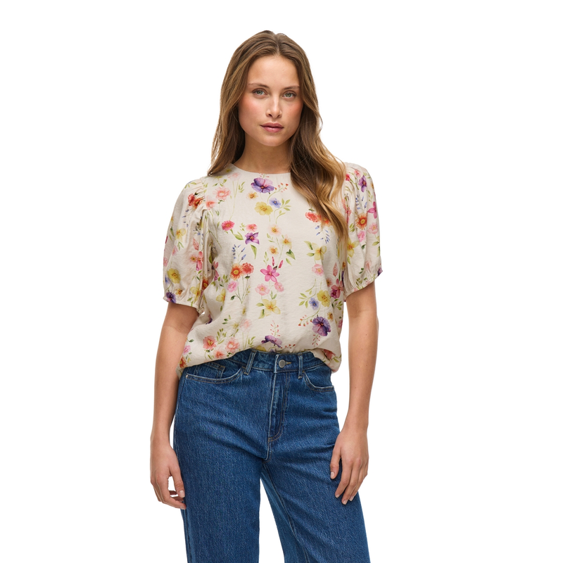 Dames Blouse VIALINIA Vila Wit