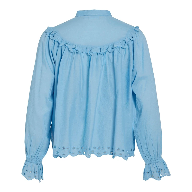 Dames Blouse VIANGLASSI Vila INDIGO BLUE