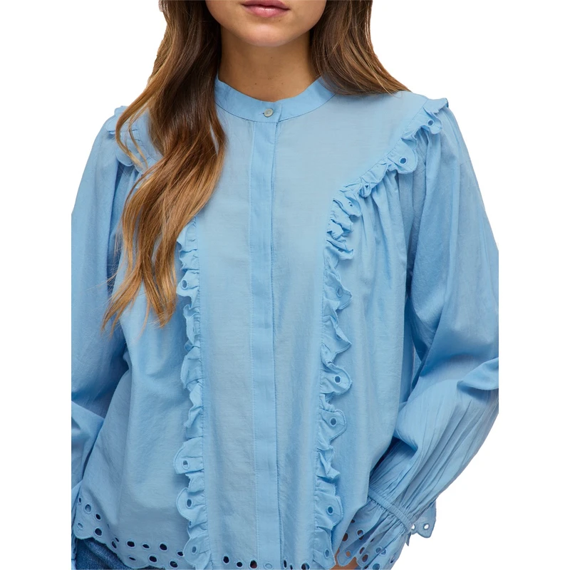 Dames Blouse VIANGLASSI Vila INDIGO BLUE