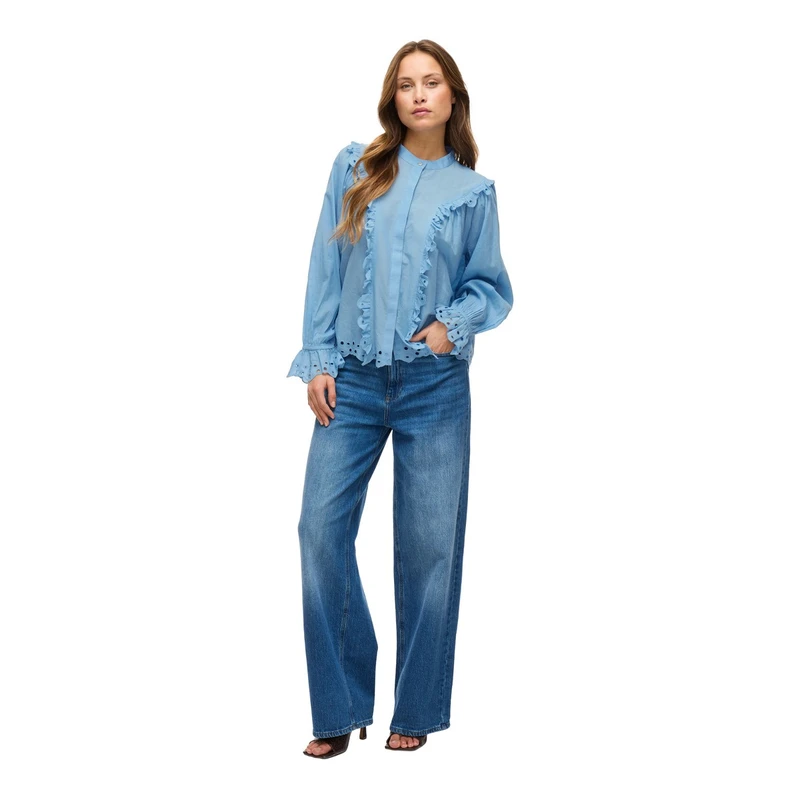 Dames Blouse VIANGLASSI Vila INDIGO BLUE