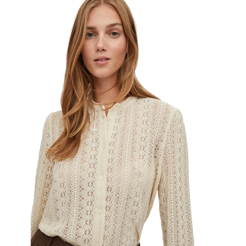 Dames Blouse VICHIKKA Vila OFF-WHITE