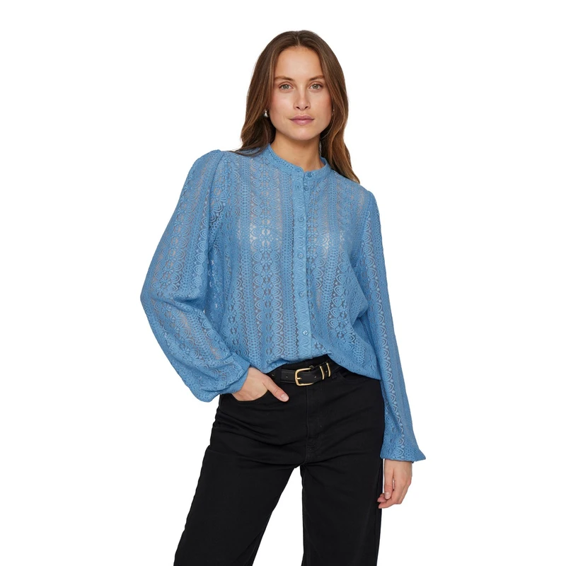 Dames Blouse VICHIKKA Vila INDIGO BLUE