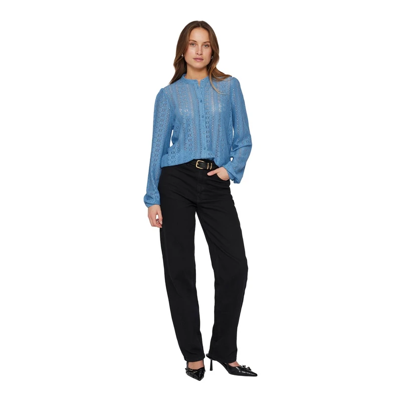 Dames Blouse VICHIKKA Vila INDIGO BLUE