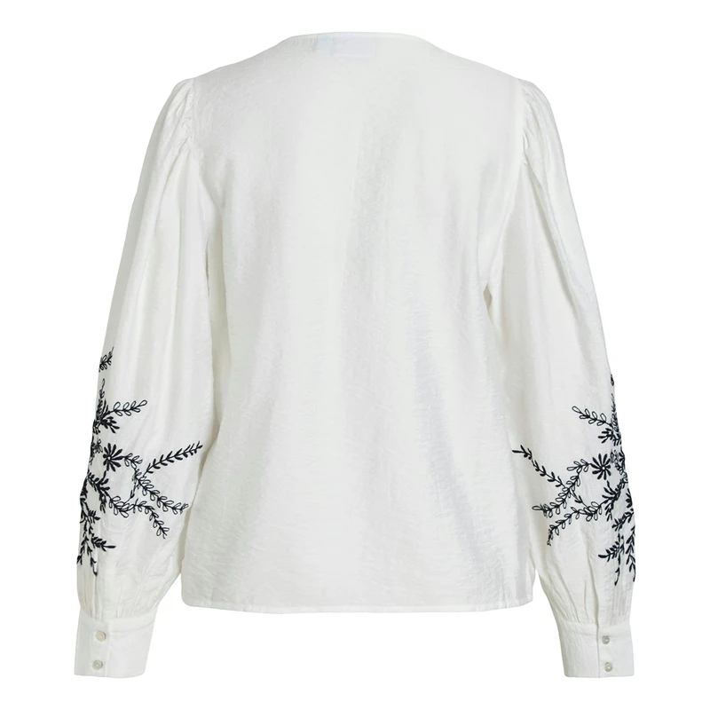 Dames Blouse VIJASPA Vila WIT DESSIN