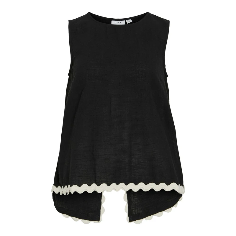 Dames Blouse VIMANDA Vila ZWART DESSIN