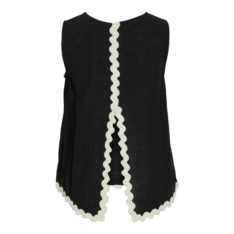 Dames Blouse VIMANDA Vila ZWART DESSIN
