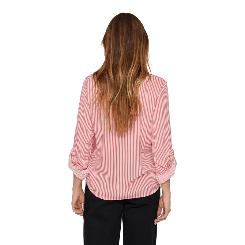 Dames Blouse VIROSA Vila BLAUW DESSIN