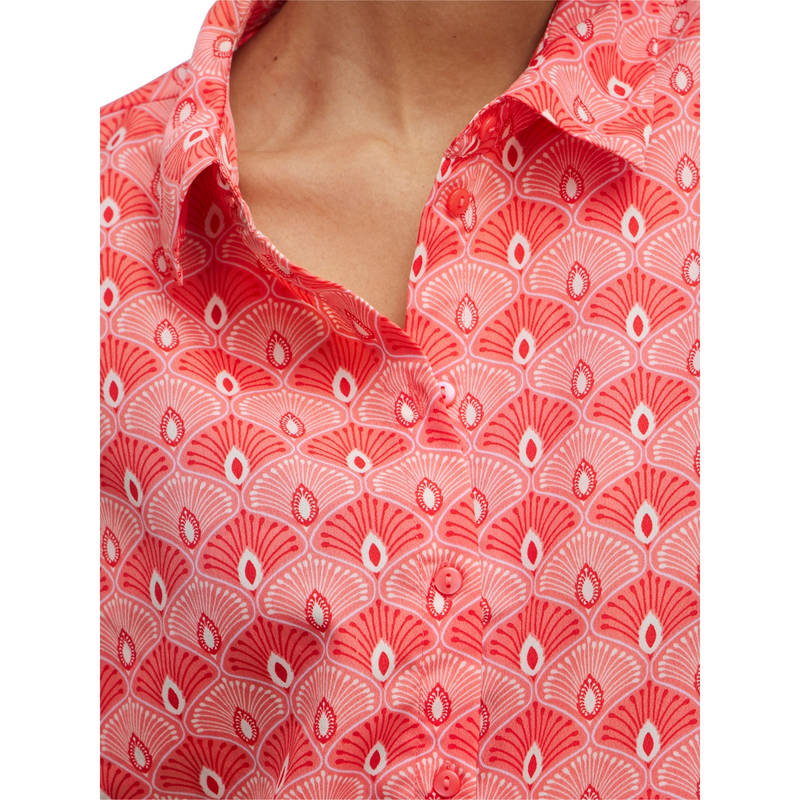 Dames Blouse VIZINO Vila ROOD DESSIN