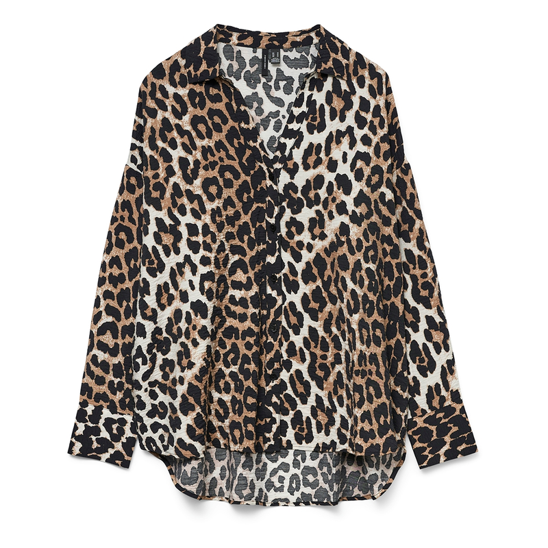 Dames Blouse VMJOSIE Vero Moda BRUIN DESSIN