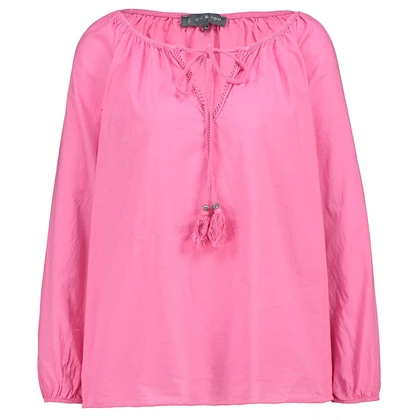 Dames blouse washed cotton