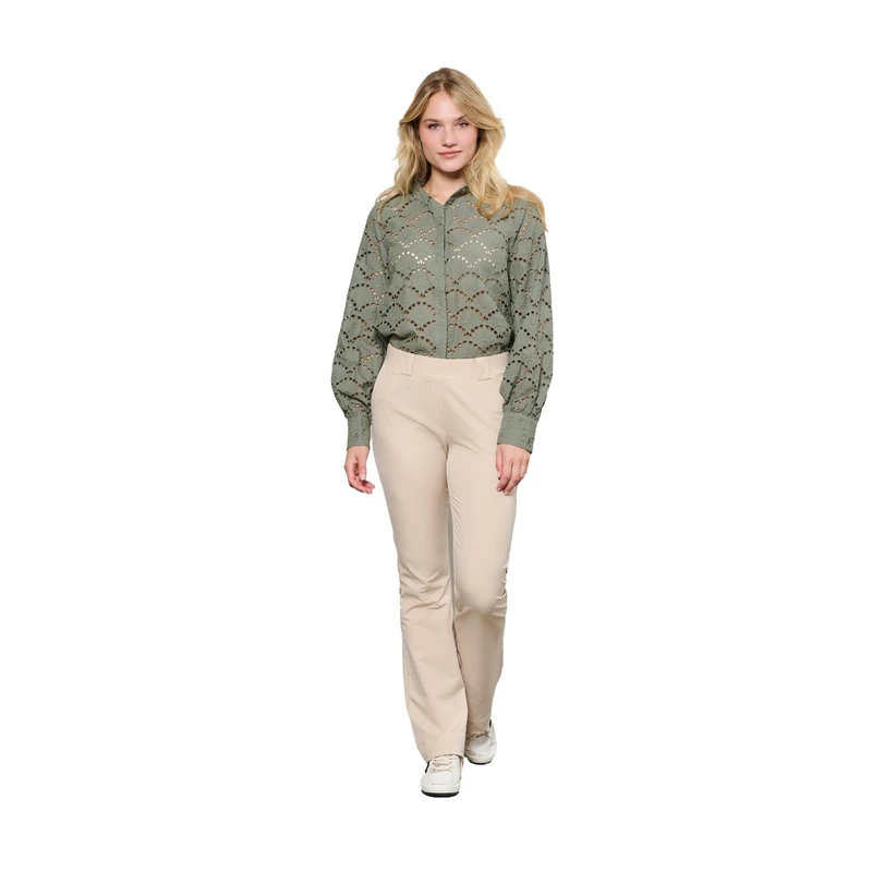 Dames Blouse WILLY &CO Woman KHAKIGROEN