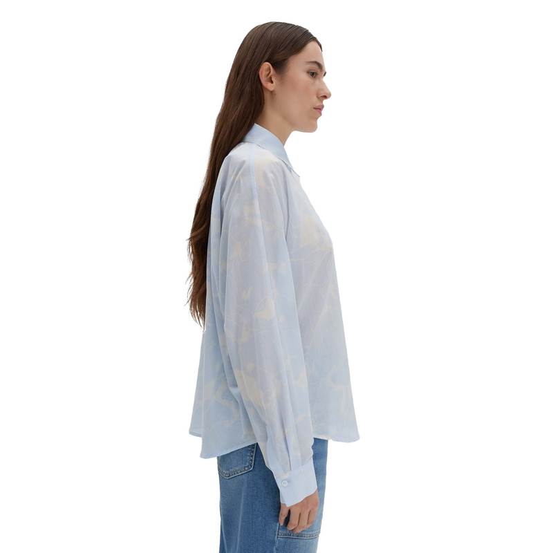 Dames Blouse Zarine nature Someday BLEU