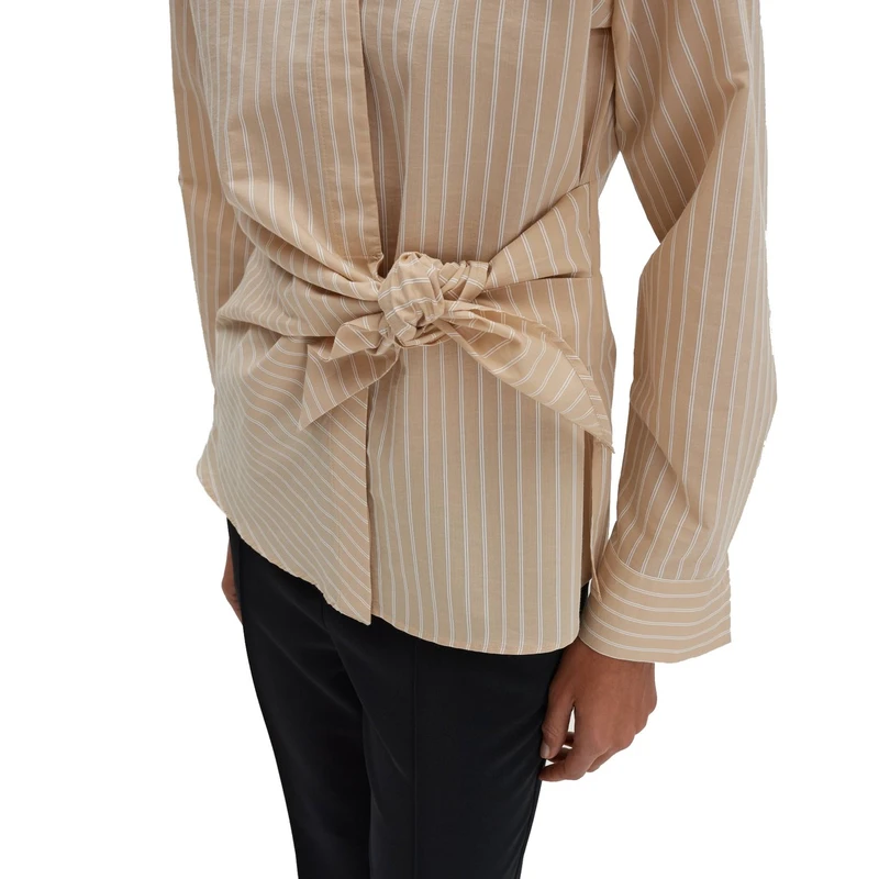 Dames Blouse Zellissima stripe Someday NATUREL
