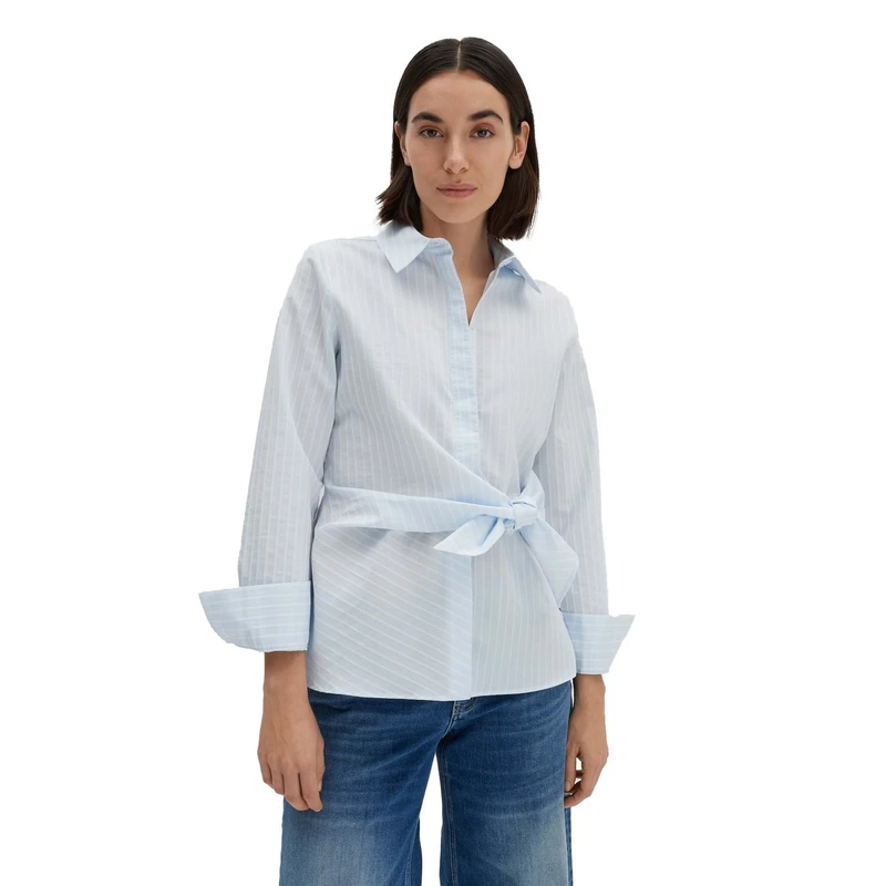 Dames Blouse Zellissima stripe Someday BLEU
