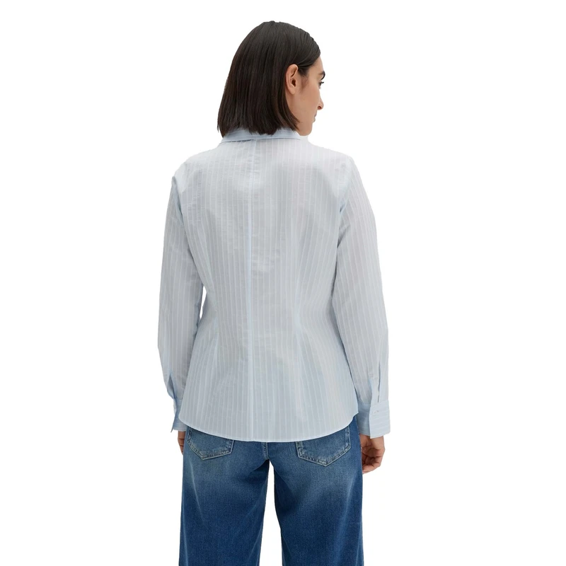 Dames Blouse Zellissima stripe Someday BLEU