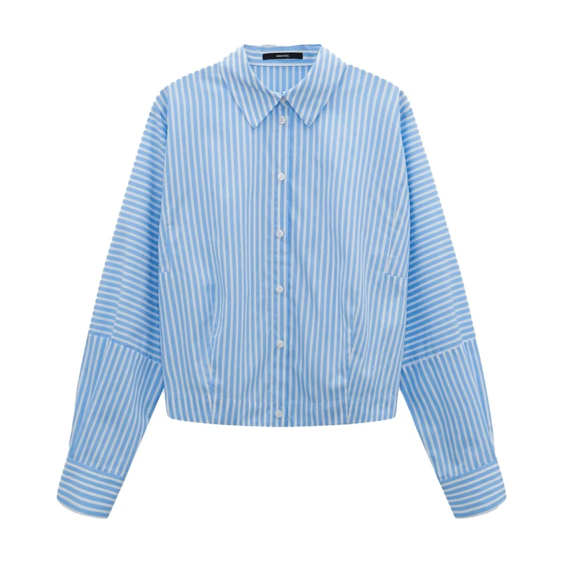 Dames Blouse Zesto detail Someday AQUA