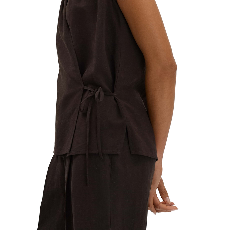 Dames Blouse Ziang Someday DONKER BRUIN