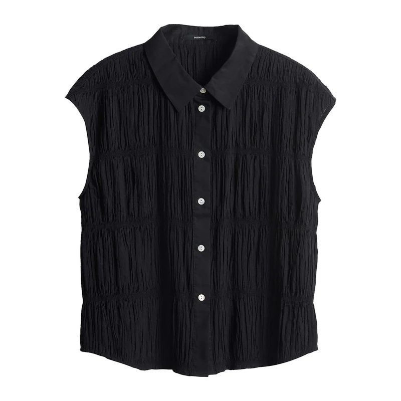 Dames Blouse Zkulpture Someday ZWART
