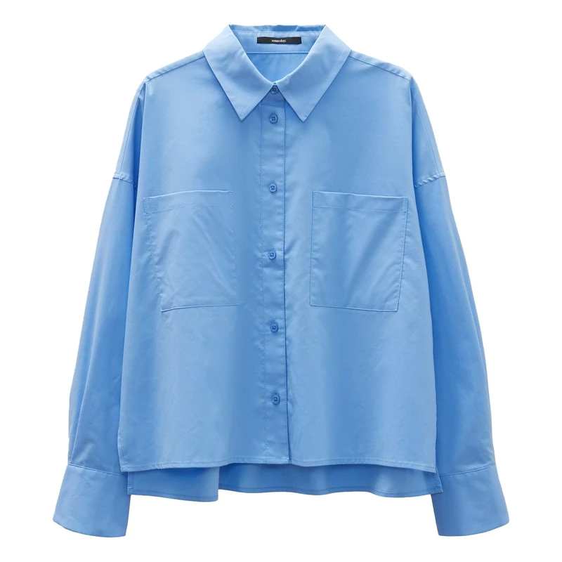 Dames Blouse Zoppa detail Someday AQUA