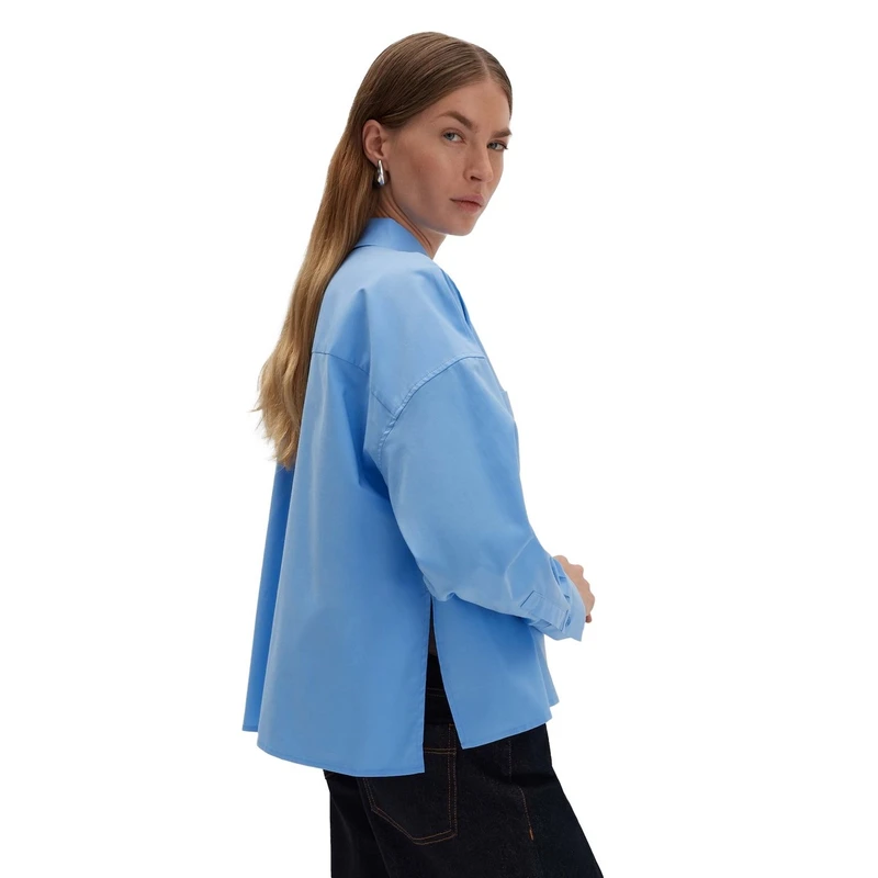 Dames Blouse Zoppa detail Someday AQUA