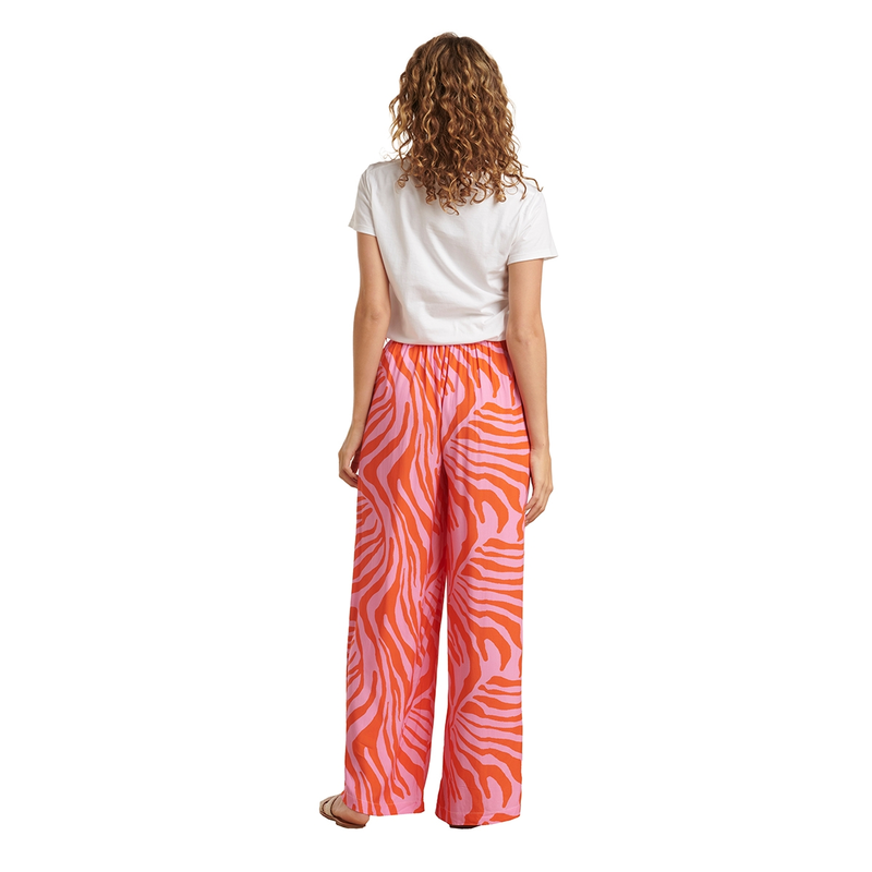 Dames Broek 25087 Smashed Lemon ROOD DESSIN