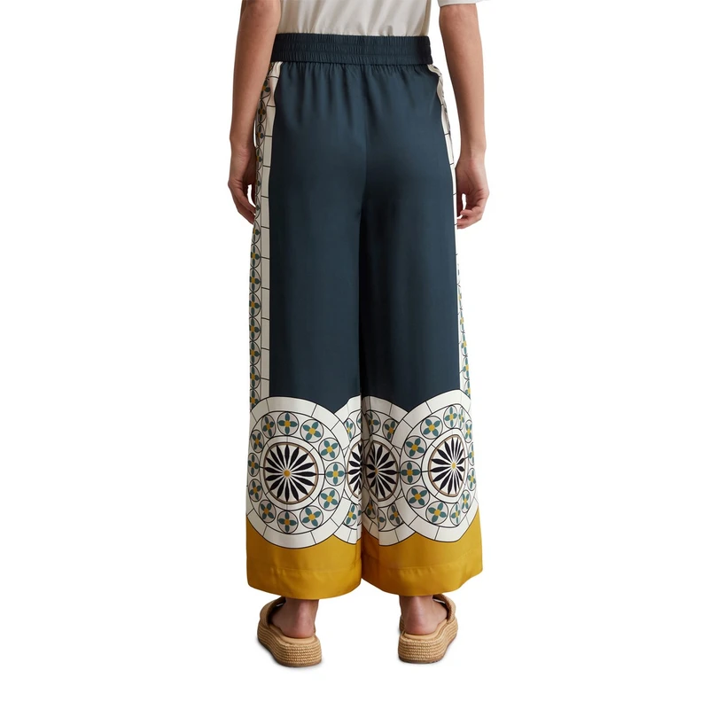 Dames Broek 504120810329 Marc O'Polo BLAUW DESSIN