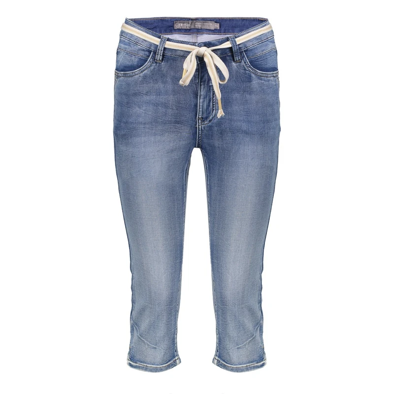 Dames Broek 51006-10 Geisha MID BLUE DENIM