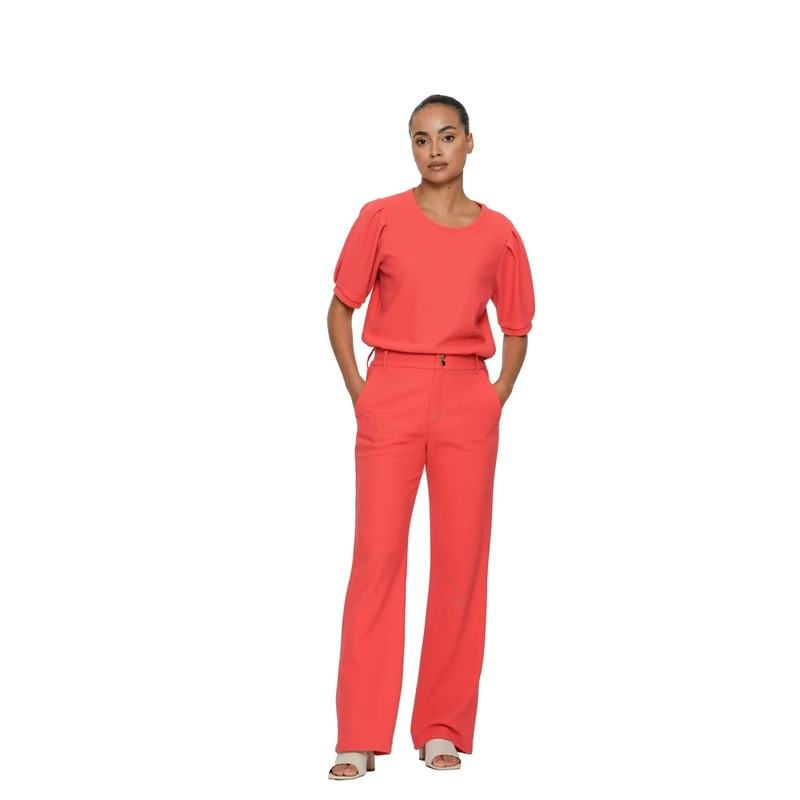 Dames Broek 51126-21 Geisha ROOD DESSIN