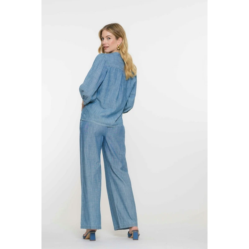 Dames Broek 51174-70 Geisha MID BLUE DENIM