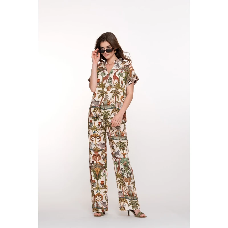 Dames Broek 51355-70 Geisha OFF-WHITE