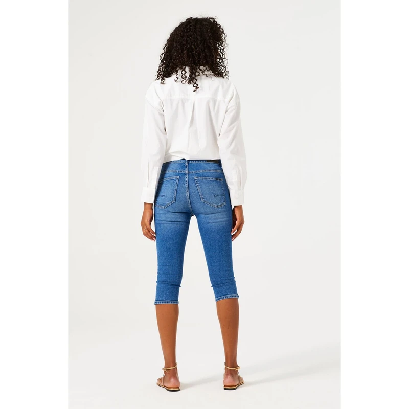 Dames Broek Celia 281 Garcia MID BLUE DENIM