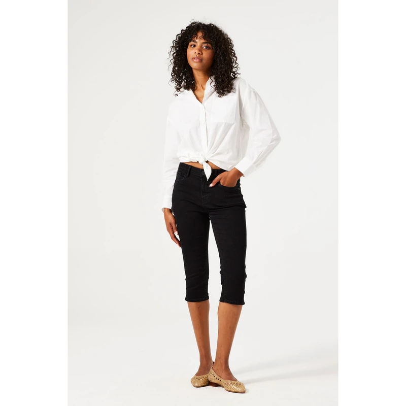 Dames Broek Celia 281 Garcia DARK BLUE DENIM