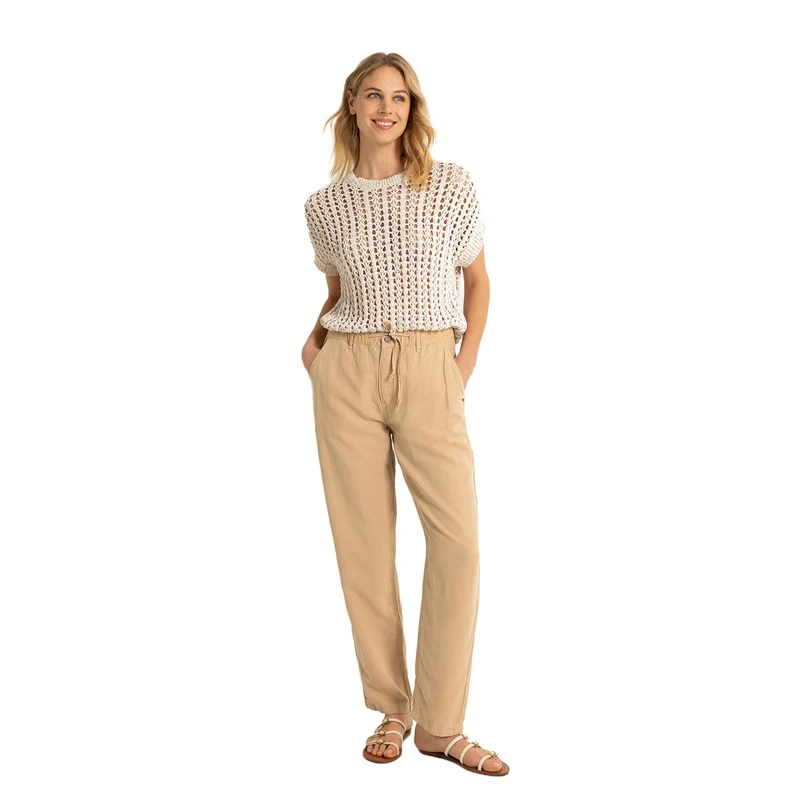 Dames Broek CS22-25163 Claudia Strater ZAND