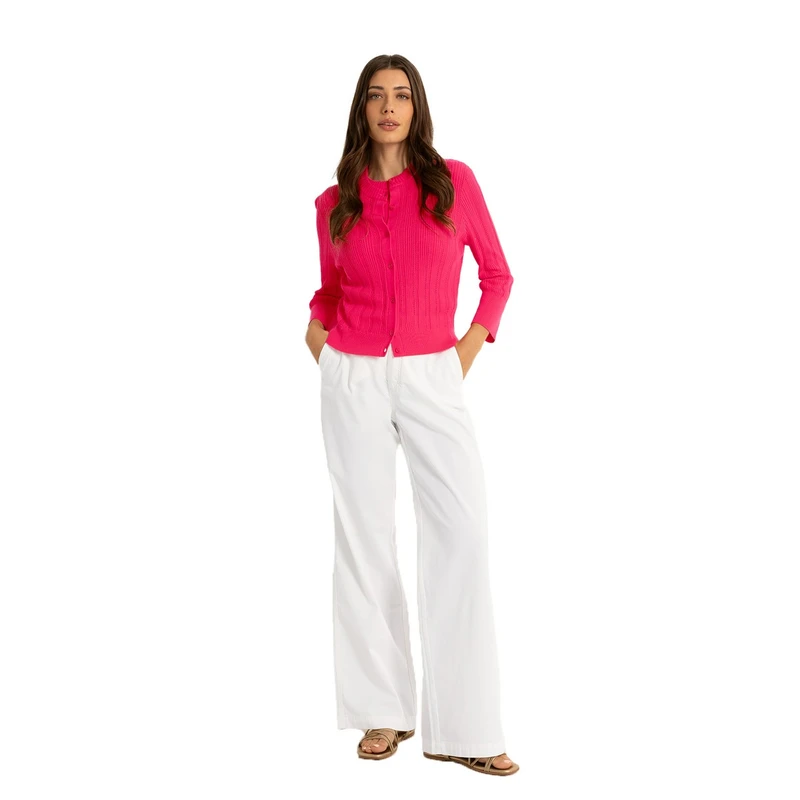 Dames Broek CS22-25233 Claudia Strater Wit