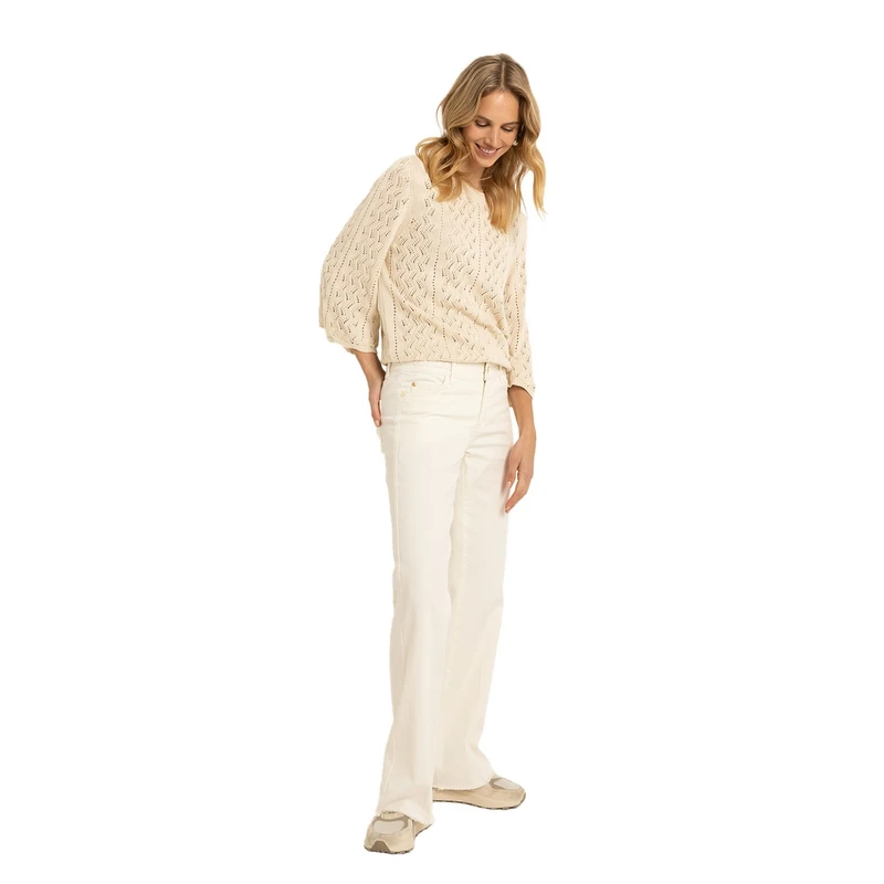 Dames Broek CS25-22507 Claudia by Claudia Strater OFF-WHITE