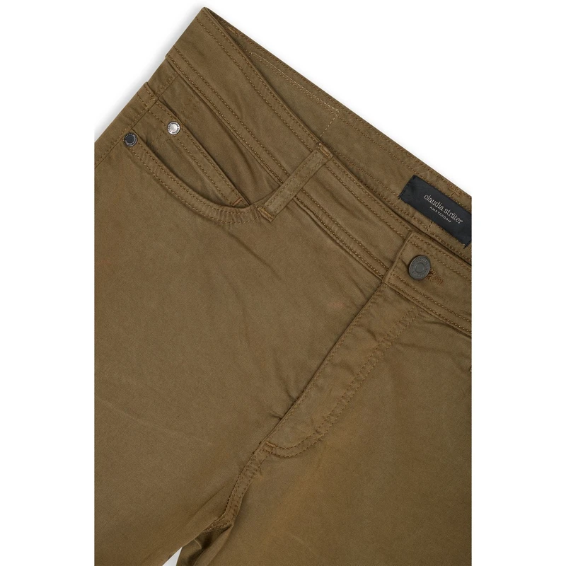 Dames Broek CS25-22520 Claudia by Claudia Strater KHAKIGROEN