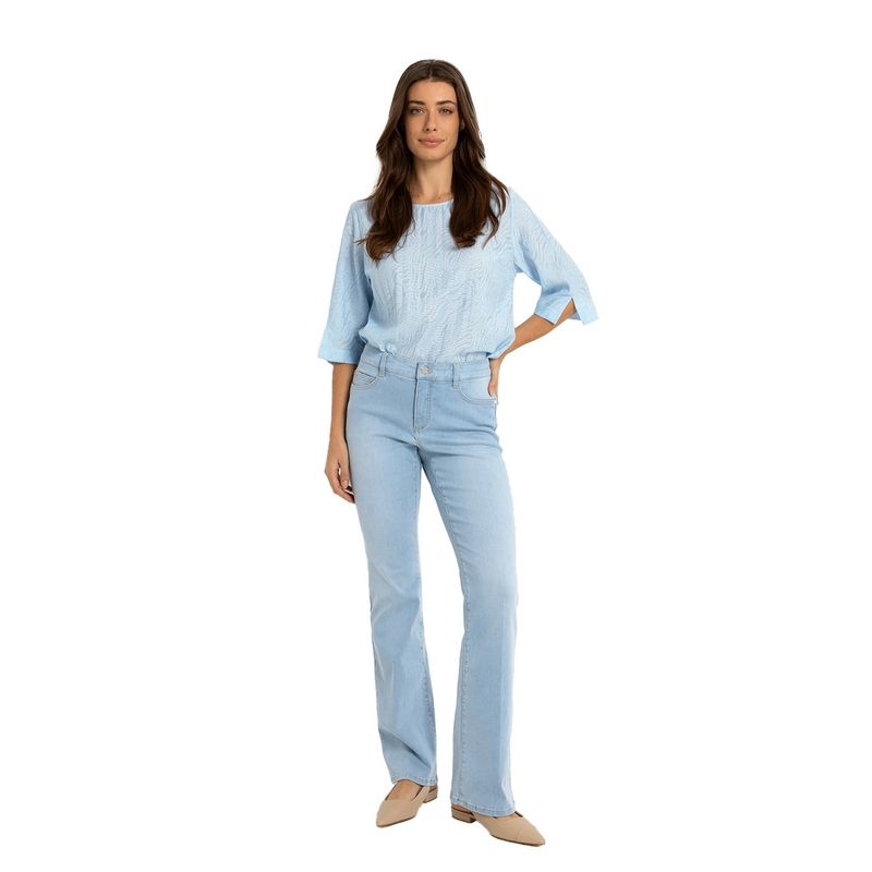 Dames Broek CS25-22521 Claudia Strater BLEACHED BLUE DENIM